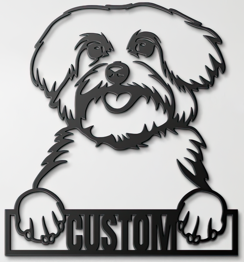 Load image into Gallery viewer, Custom Pup Metal Art - Maltese