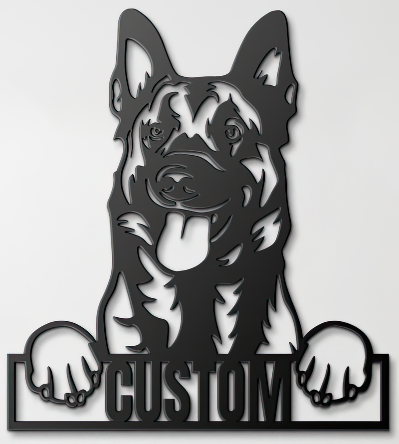 Load image into Gallery viewer, Custom Pup Metal Art β Belgian Malinois