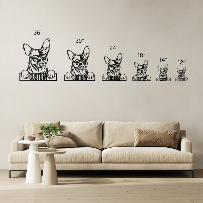 Load image into Gallery viewer, Custom Pup Metal Art β Chihuahua