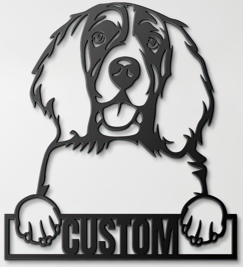 Load image into Gallery viewer, Custom Pup Metal Art β Spaniel (English Springer)