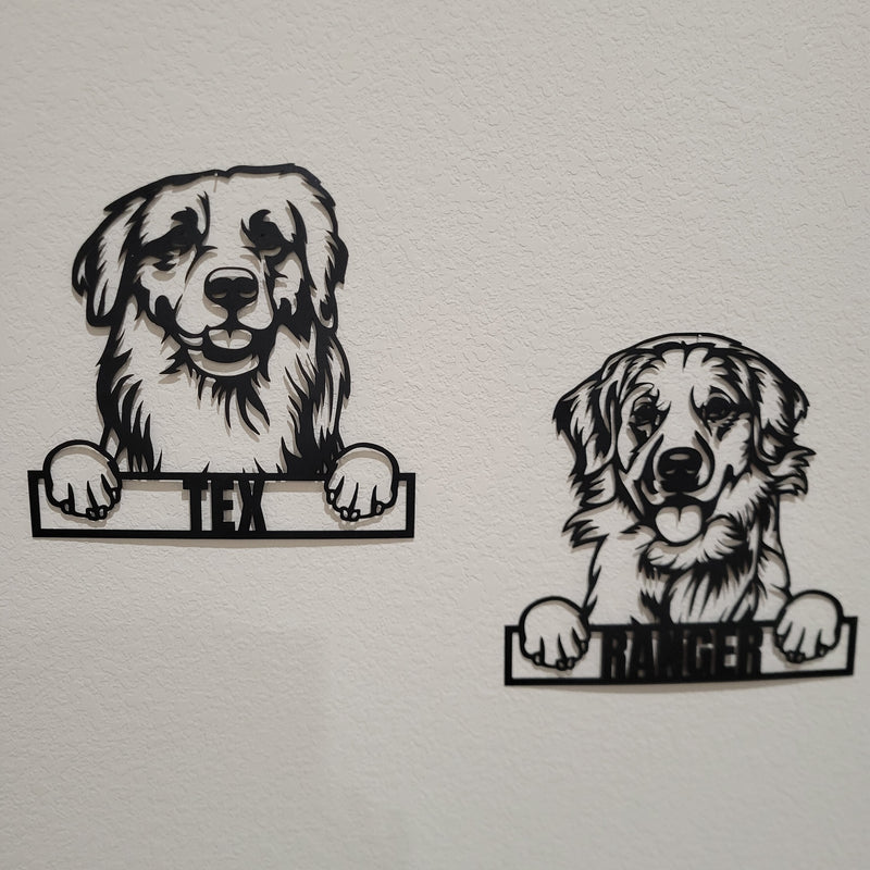 Load image into Gallery viewer, Custom Pup Metal Art - American Bulldog