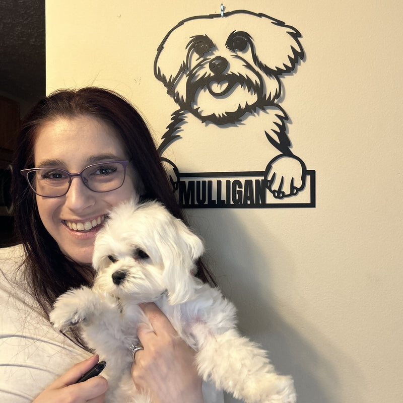 Load image into Gallery viewer, Custom Pup Metal Art