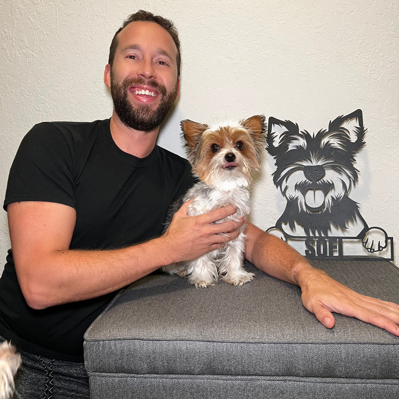 Load image into Gallery viewer, Custom Pup Metal Art