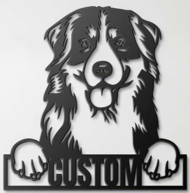 Load image into Gallery viewer, Custom Pup Metal Art - Bernese Mountain Dog