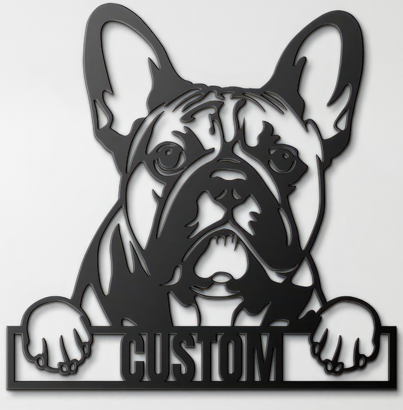 Load image into Gallery viewer, Custom Pup Metal Art - French Bulldog