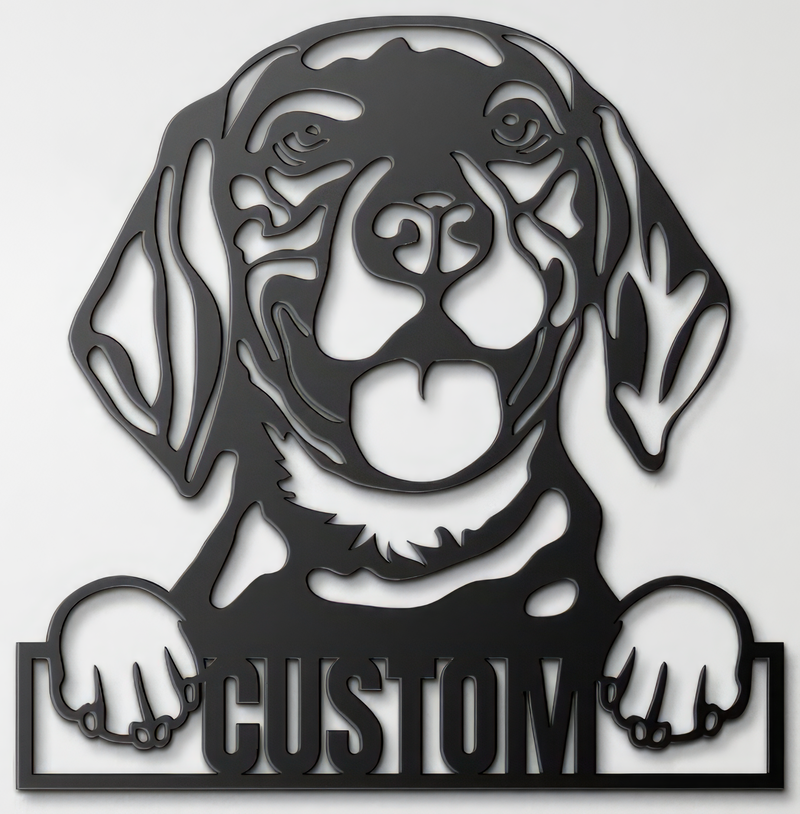 Load image into Gallery viewer, Custom Pup Metal Art - Beagle