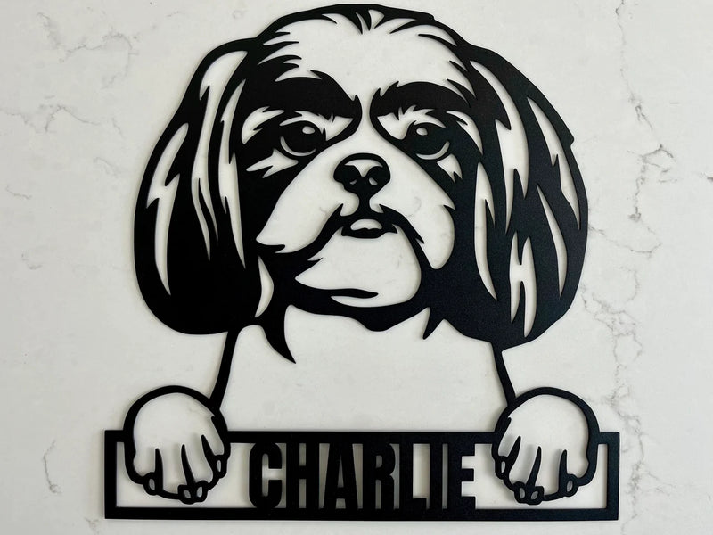 Load image into Gallery viewer, Custom Pup Metal Art - Maltese
