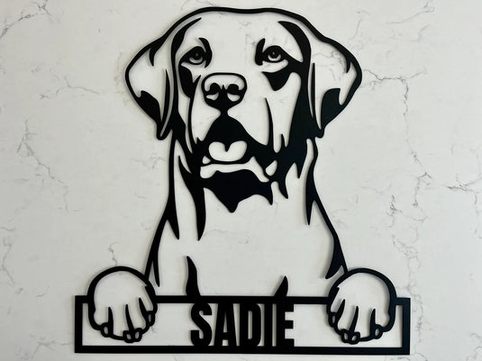 Custom Pup Metal Art – Cane Corso