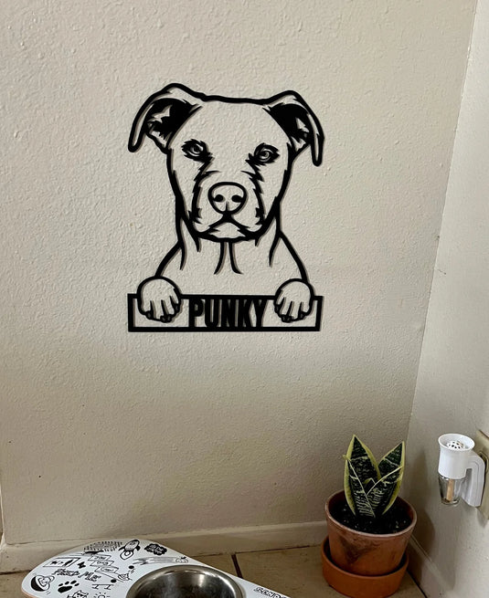 Custom Pup Metal Art – Cane Corso