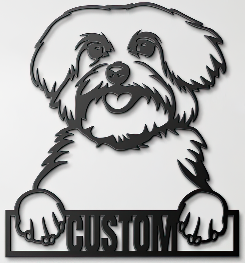 Load image into Gallery viewer, Custom Pup Metal Art - Maltese
