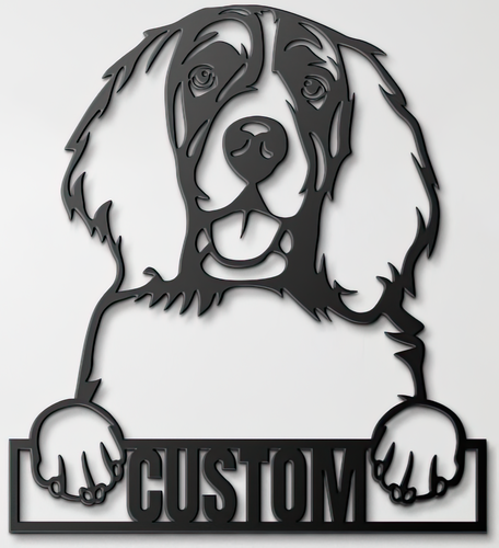 Custom Pup Metal Art – Spaniel (English Springer)