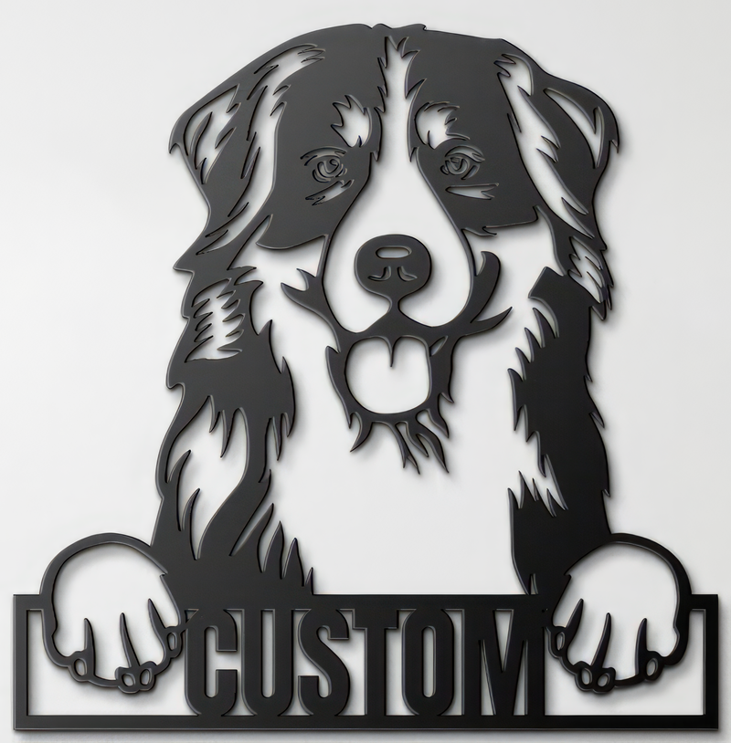 Load image into Gallery viewer, Custom Pup Metal Art - Bernese Mountain Dog
