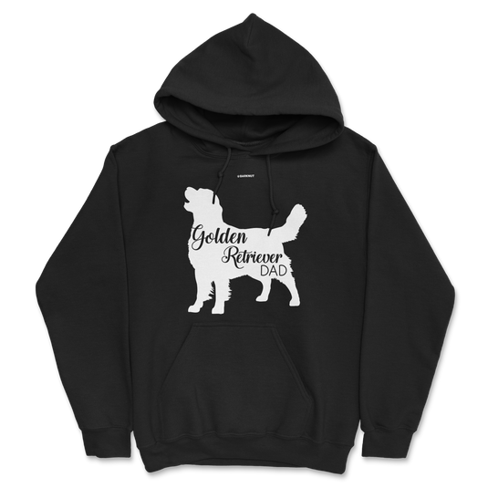 Golden Retriever Dad Silhouette Hoodie