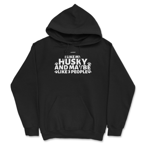 I Like My Husky And Maybe Like 3 People Hoodie