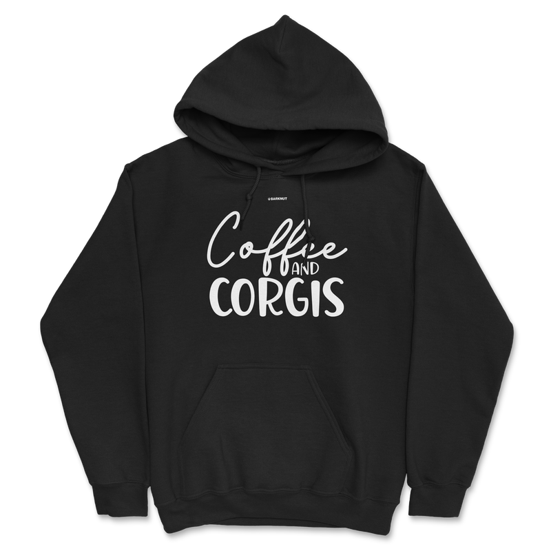 Load image into Gallery viewer, Coffee And Corgis Hoodie
