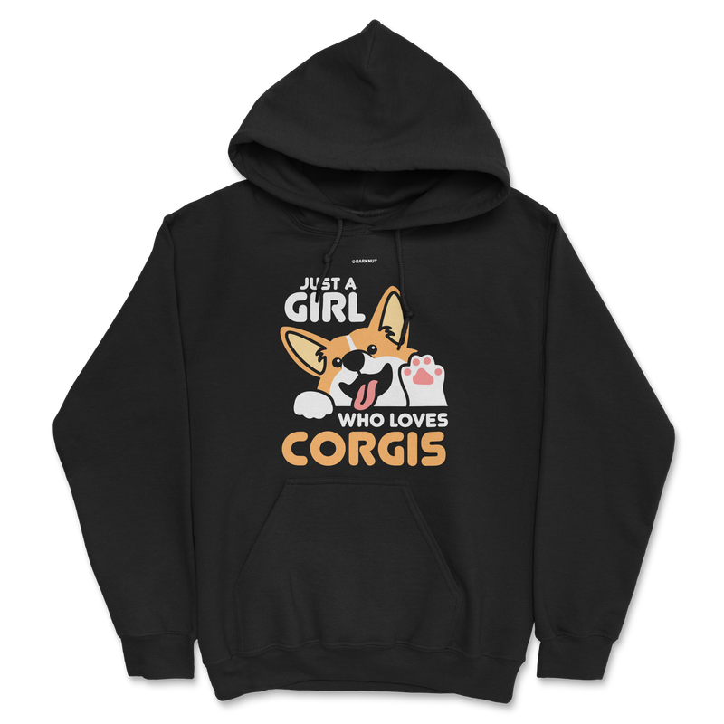 Load image into Gallery viewer, Just A Girl Who Loves Corgis Hoodie
