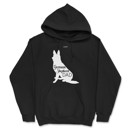 German Shepherd Dad Cursive Hoodie