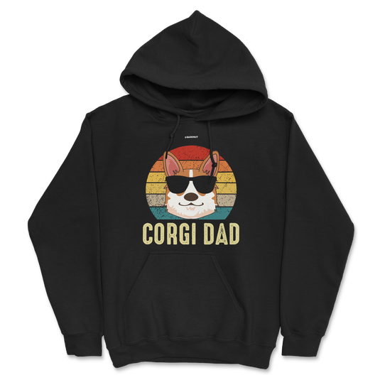 Sunglasses Corgi Dad Hoodie