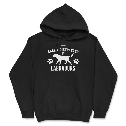 Easily Distracted By Labradors Hoodie