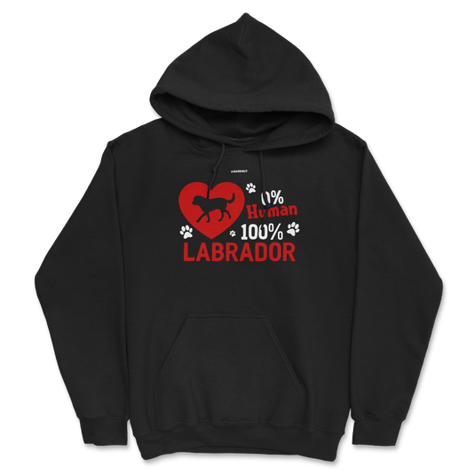 0 Percent Human 100 Percent Labrador Hoodie