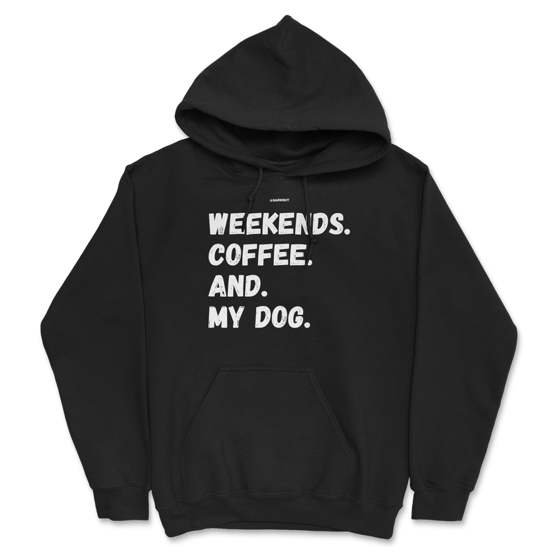 Load image into Gallery viewer, Weekends Coffee And My Dog Hoodie
