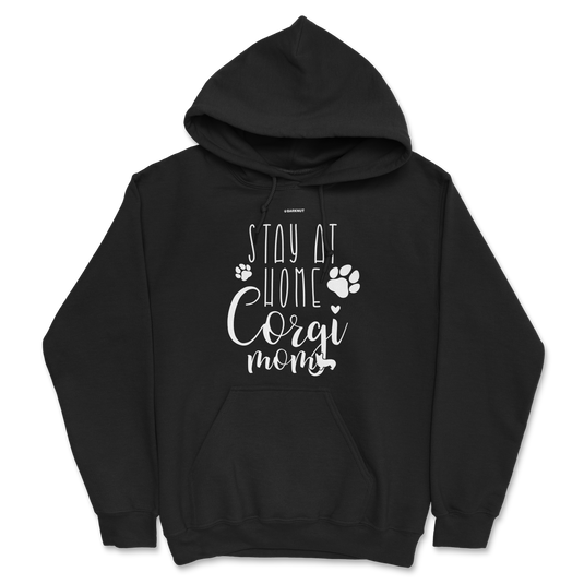 Stay At Home Corgi Mom Hoodie