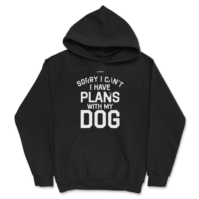 Load image into Gallery viewer, Sorry I Can’t I Have Plans With My Dog Hoodie
