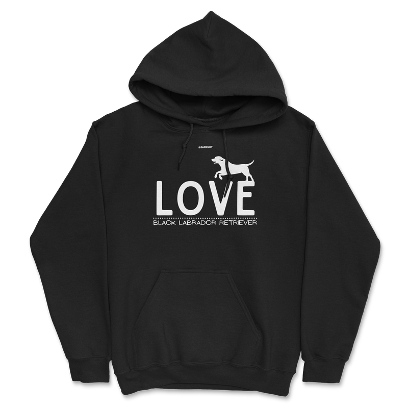 Load image into Gallery viewer, Love Black Labrador Retriever Hoodie
