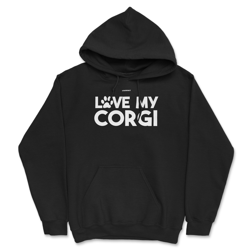 Load image into Gallery viewer, Love My Corgi Paw Hoodie
