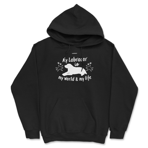 My Labrador Is My World And My Life Hoodie