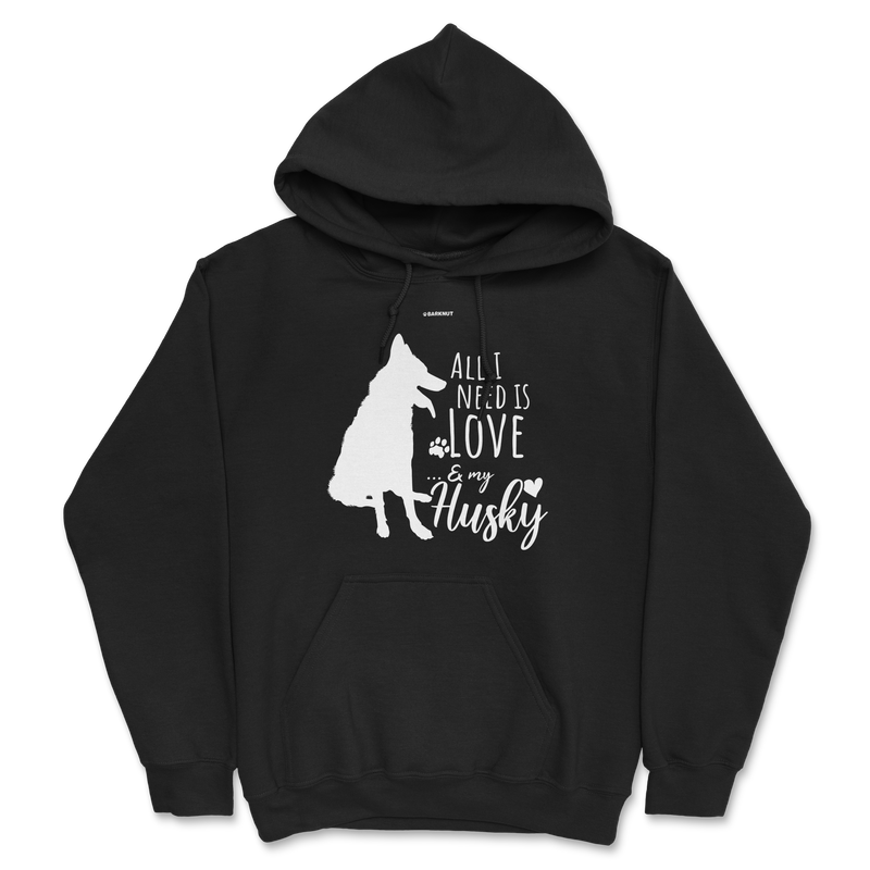 Load image into Gallery viewer, All I Need Is Love And My Husky Hoodie
