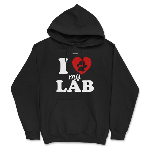 I Heart My Lab Hoodie