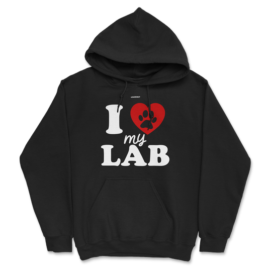 I Heart My Lab Hoodie