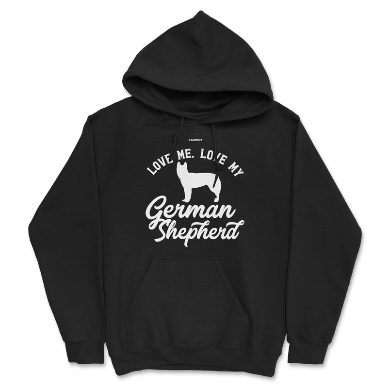 Load image into Gallery viewer, Love Me Love My German Shepherd Hoodie
