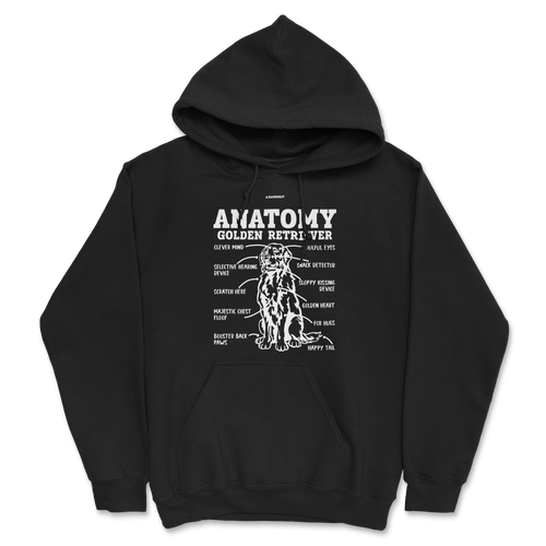 Golden Retriever Anatomy Hoodie