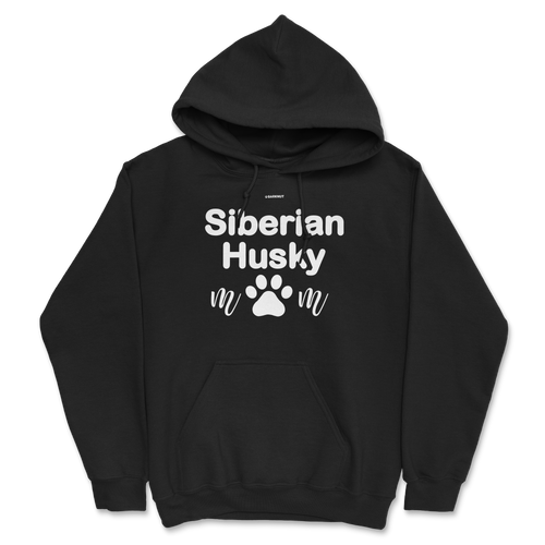 Siberian Husky Mom Paw Hoodie