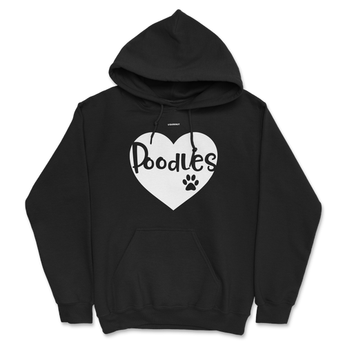 Poodles Heart Hoodie