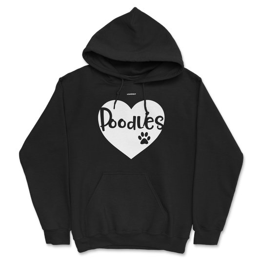 Poodles Heart Hoodie