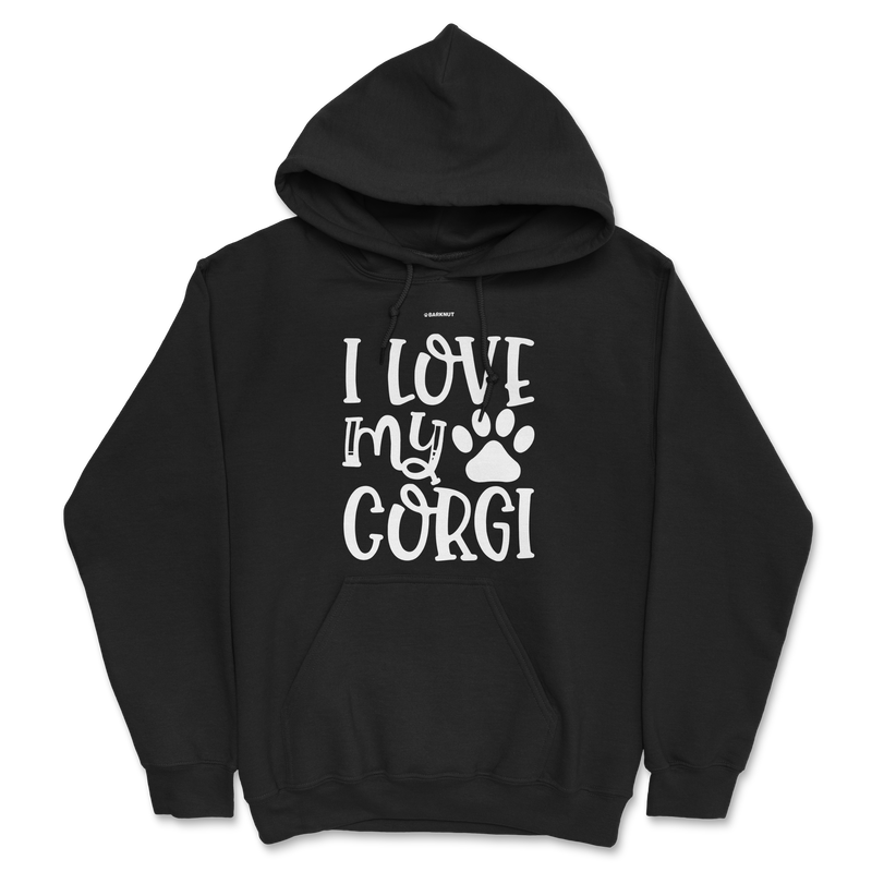 Load image into Gallery viewer, I Love My Corgi Hoodie
