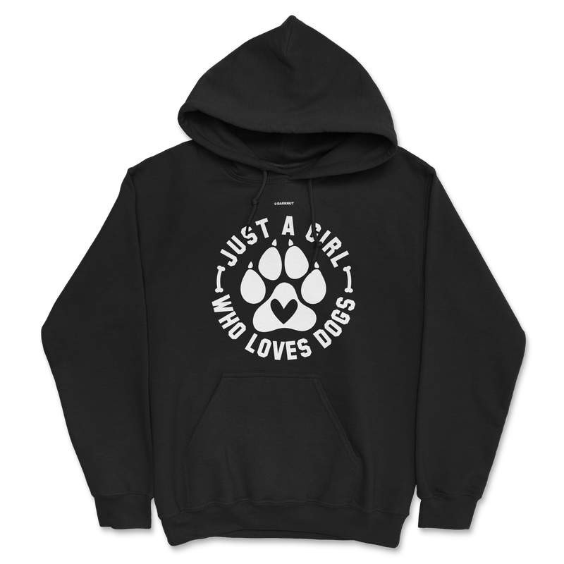 Load image into Gallery viewer, Just A Girl Who Loves Dogs Hoodie
