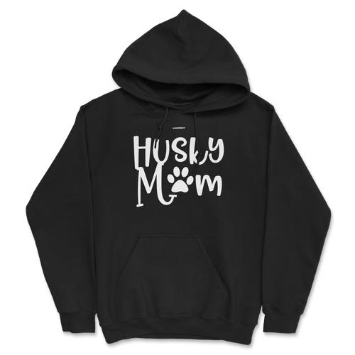 Husky Mom Paw Print Hoodie