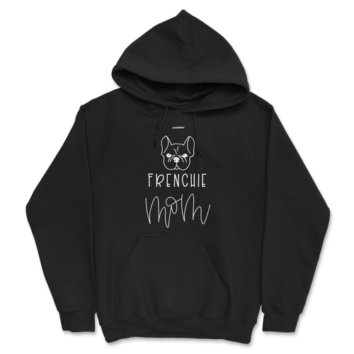 Frenchie Mom Cursive Hoodie