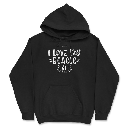 I Love My Beagle Hoodie