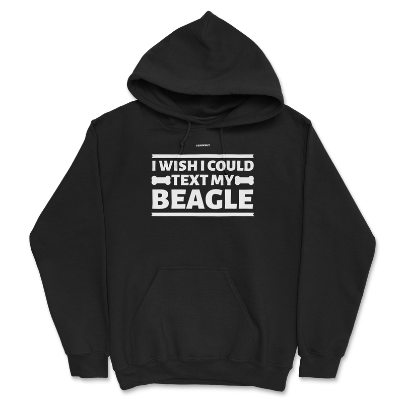 Load image into Gallery viewer, I Wish I Could Text My Beagle Hoodie
