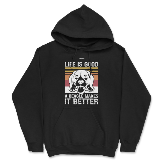 Life Is Good A Beagle Hoodie