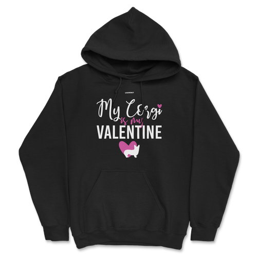 My Corgi Is My Valentine Hoodie