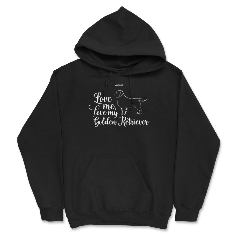 Load image into Gallery viewer, Love Me Love My Golden Retriever Hoodie
