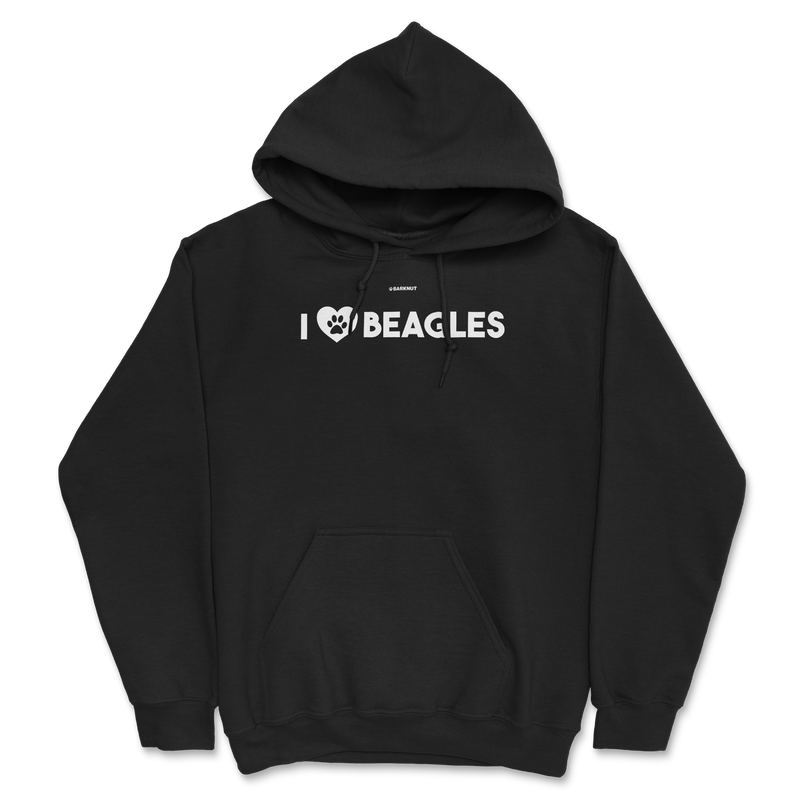 Load image into Gallery viewer, I love Beagles Hoodie
