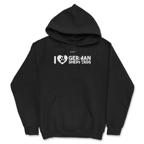 I Love German Shepherds Hoodie