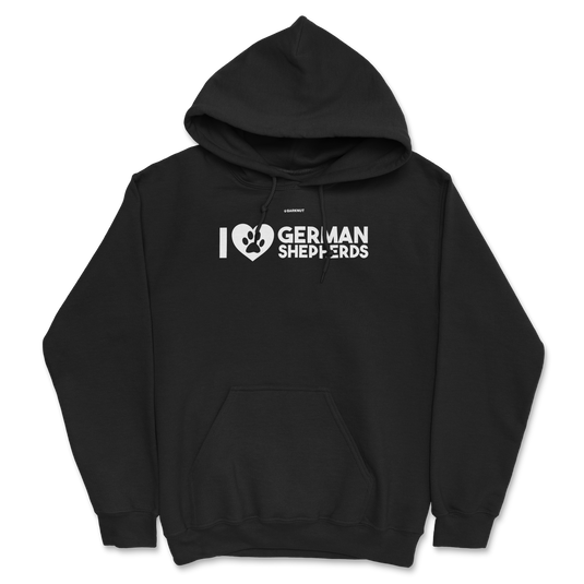 I Love German Shepherds Hoodie